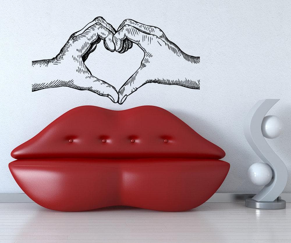 Hearts Wall Decals StickerBrand