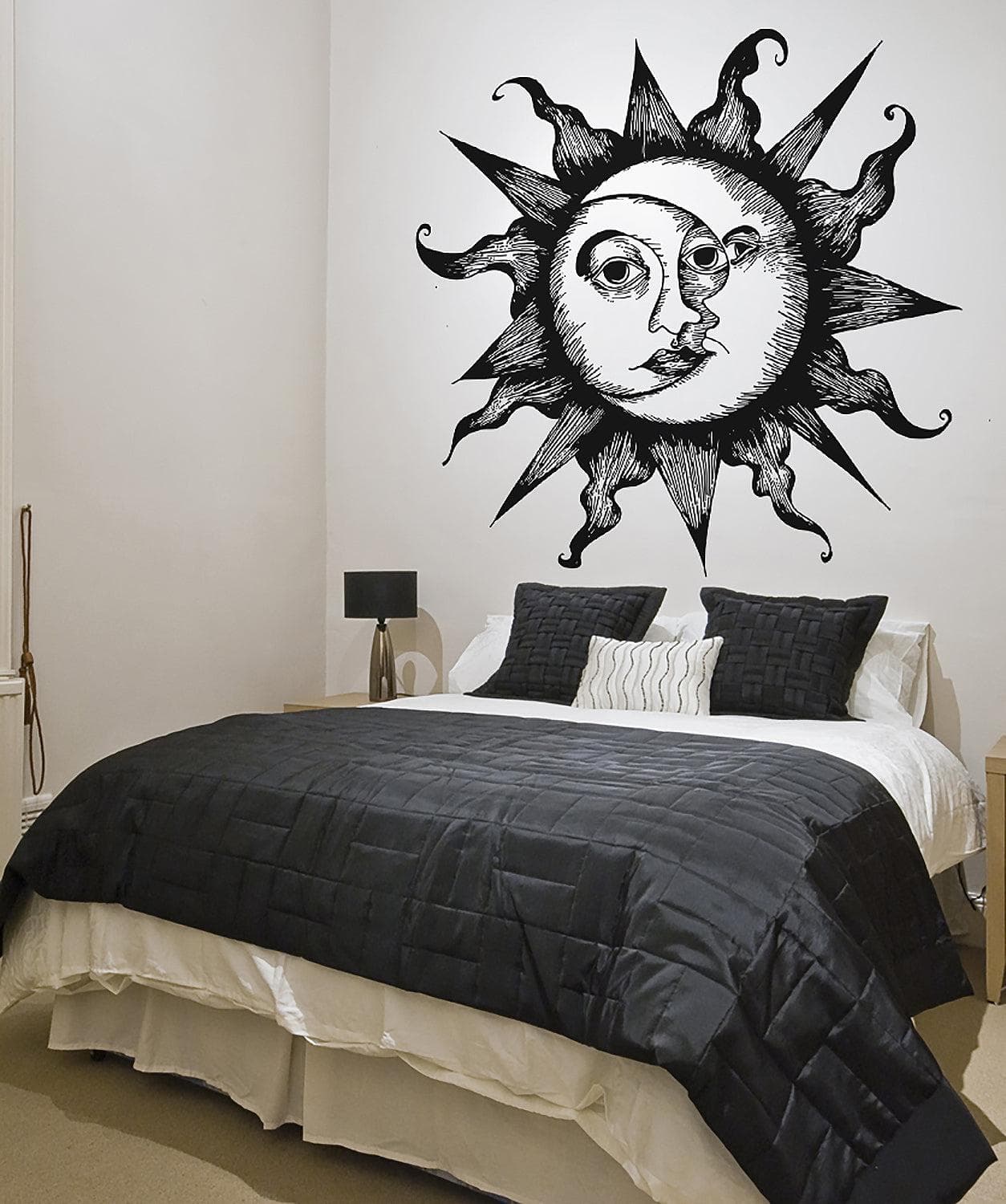 Sun and Moon Wall Decals StickerBrand