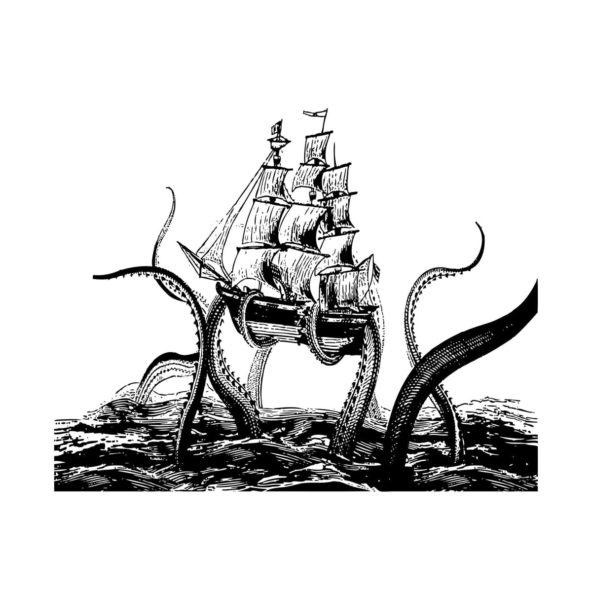 Kraken Wall Decal