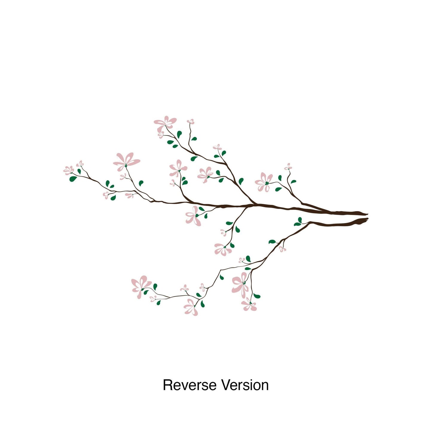 Vinyl Wall Decal Sticker Flower Tree Branch #832