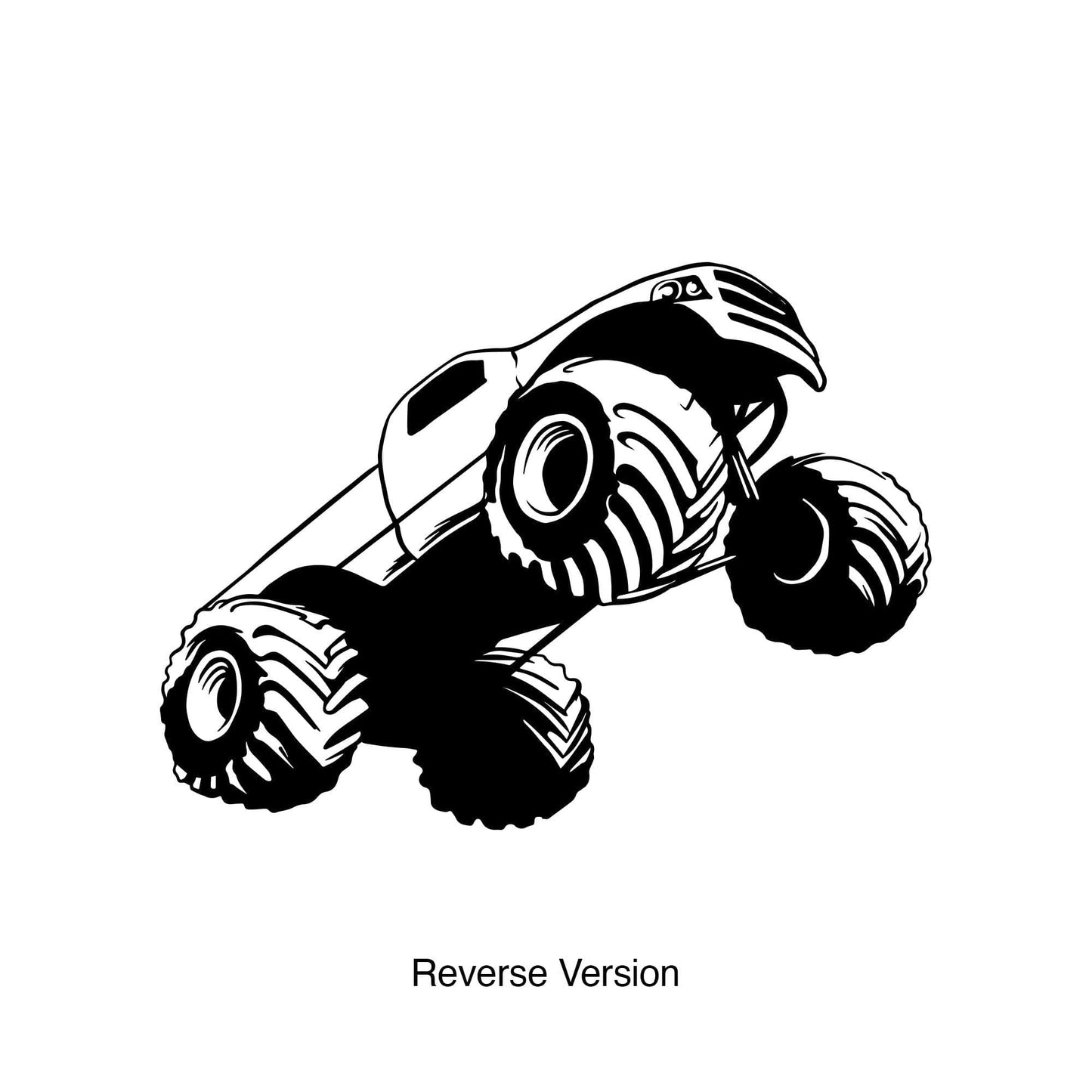 Monster Truck Wall Decal Sticker. #OS_MB592