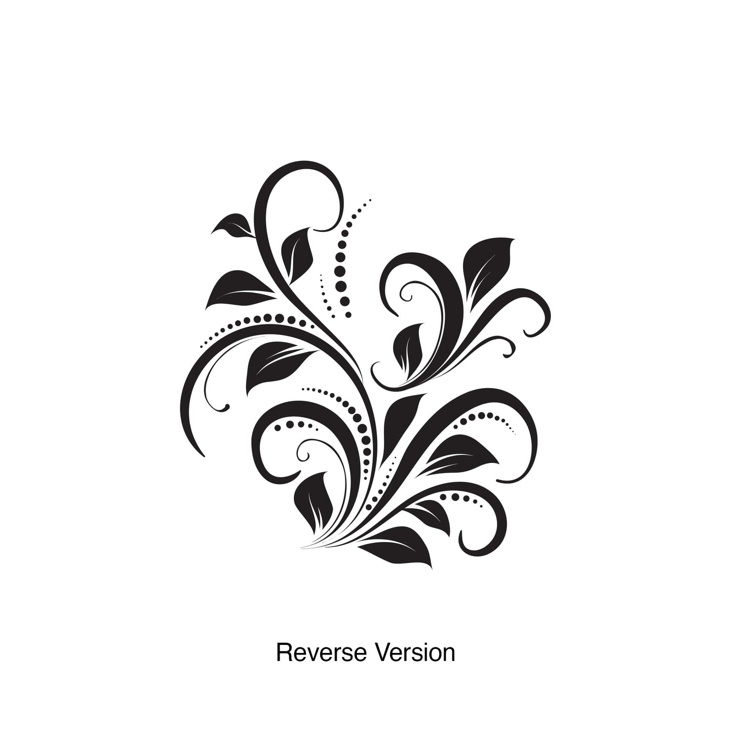 Swirl Flower Floral Wall Decal Home Decor. #705