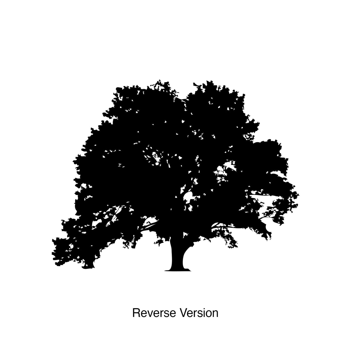 Large Tree Silhouette Wall Decal Sticker. #171