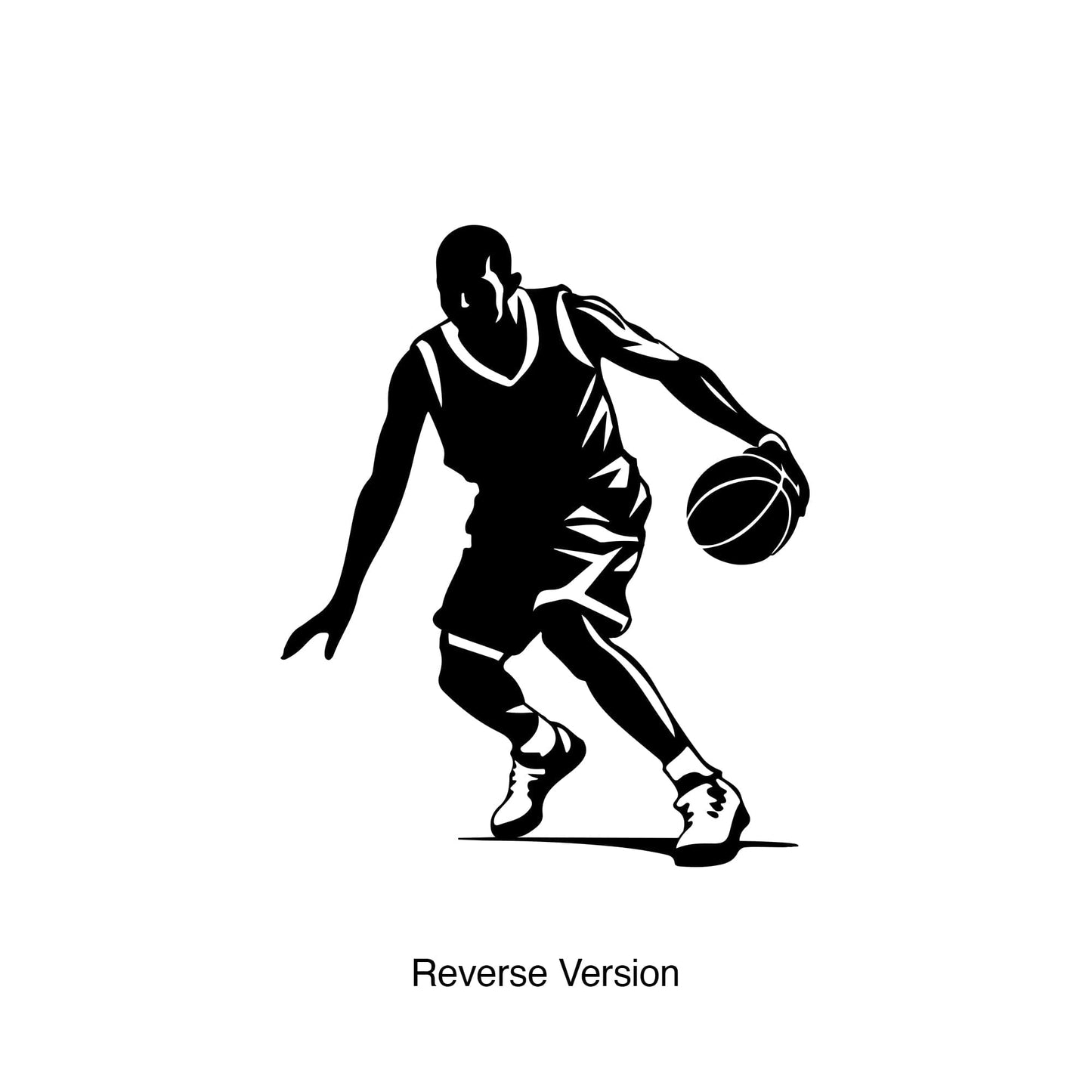 Basketball Player Wall Decal Sticker. #6769