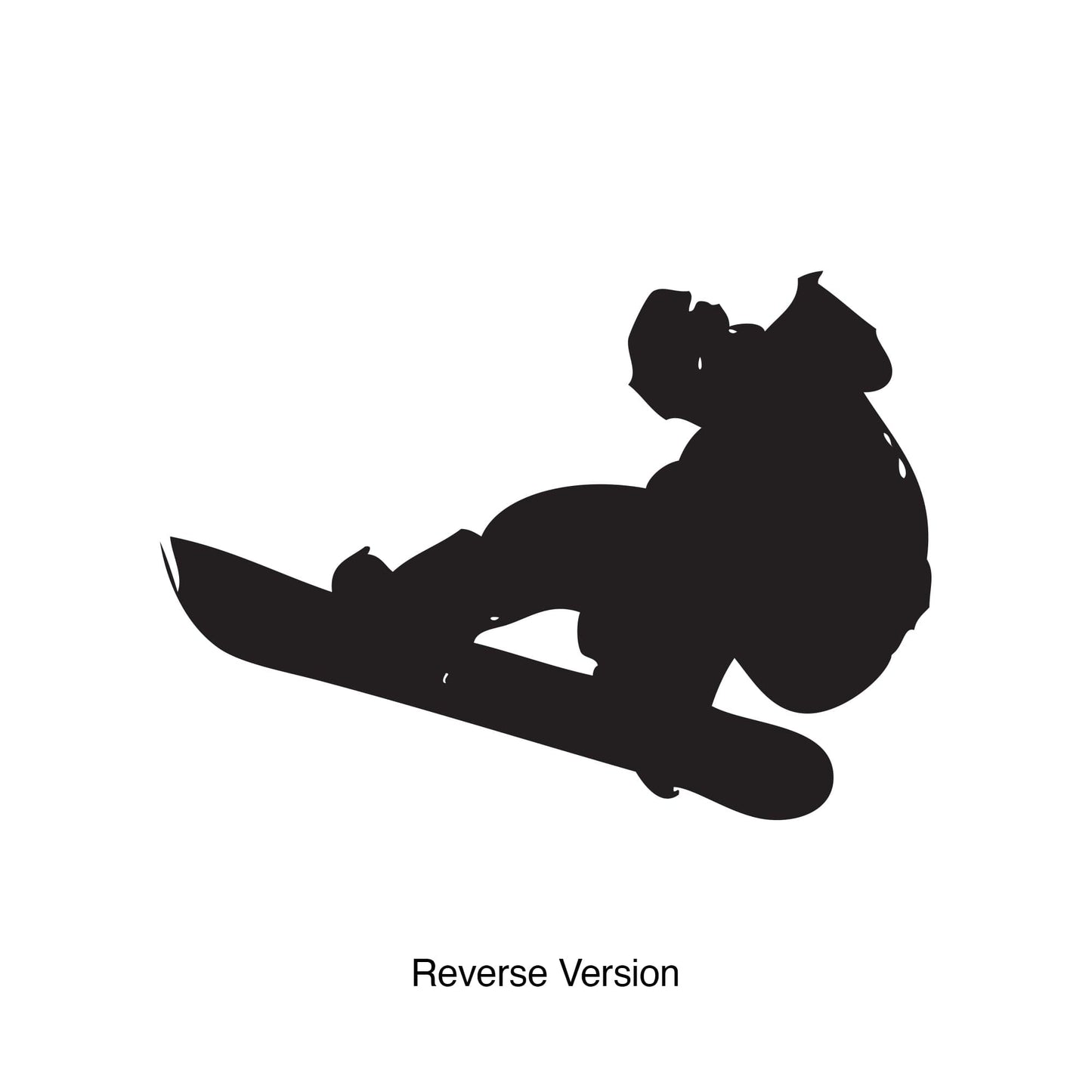 Snowboard Vinyl Wall Art Decal. #148