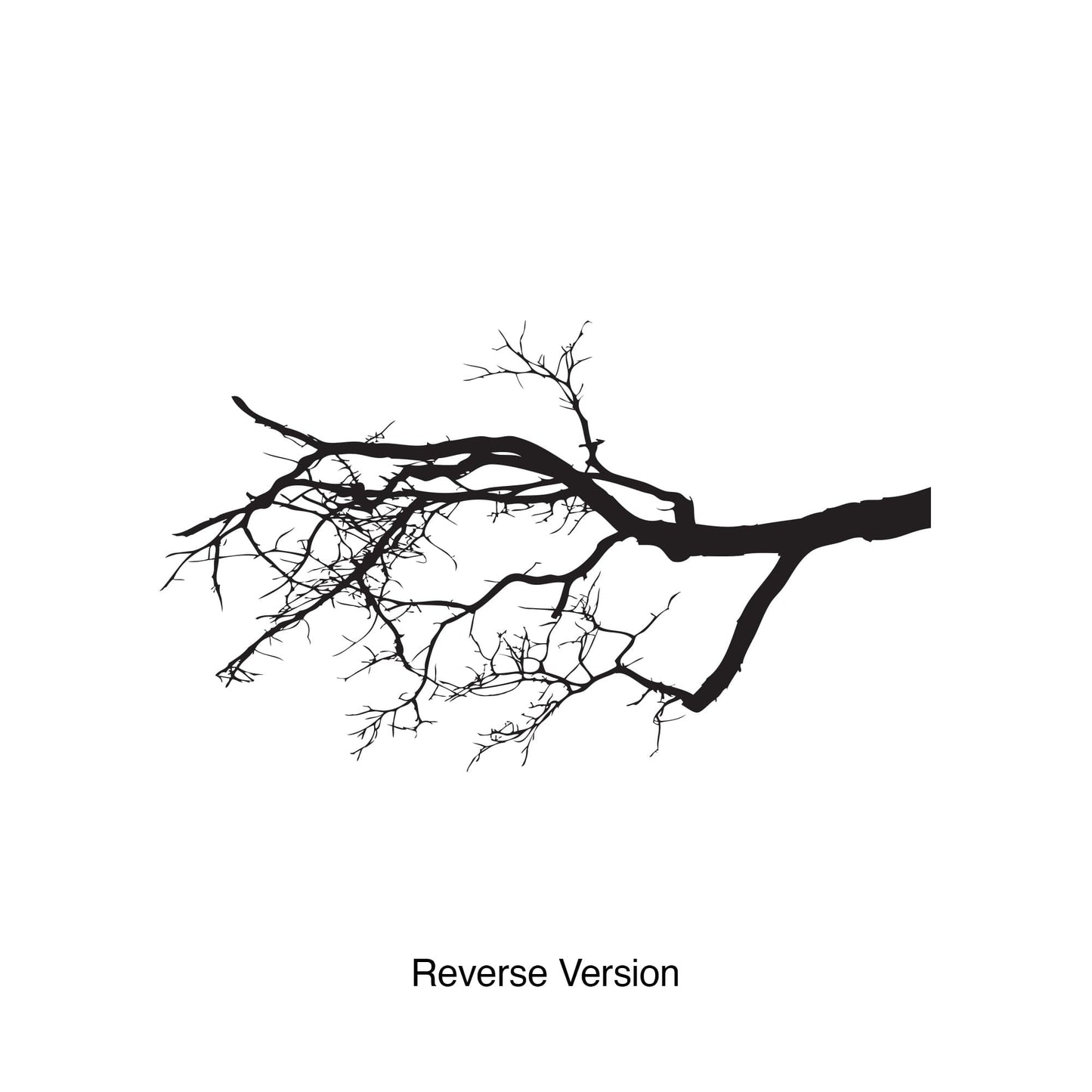 Tree Top Branches Wall Decal Sticker. #780
