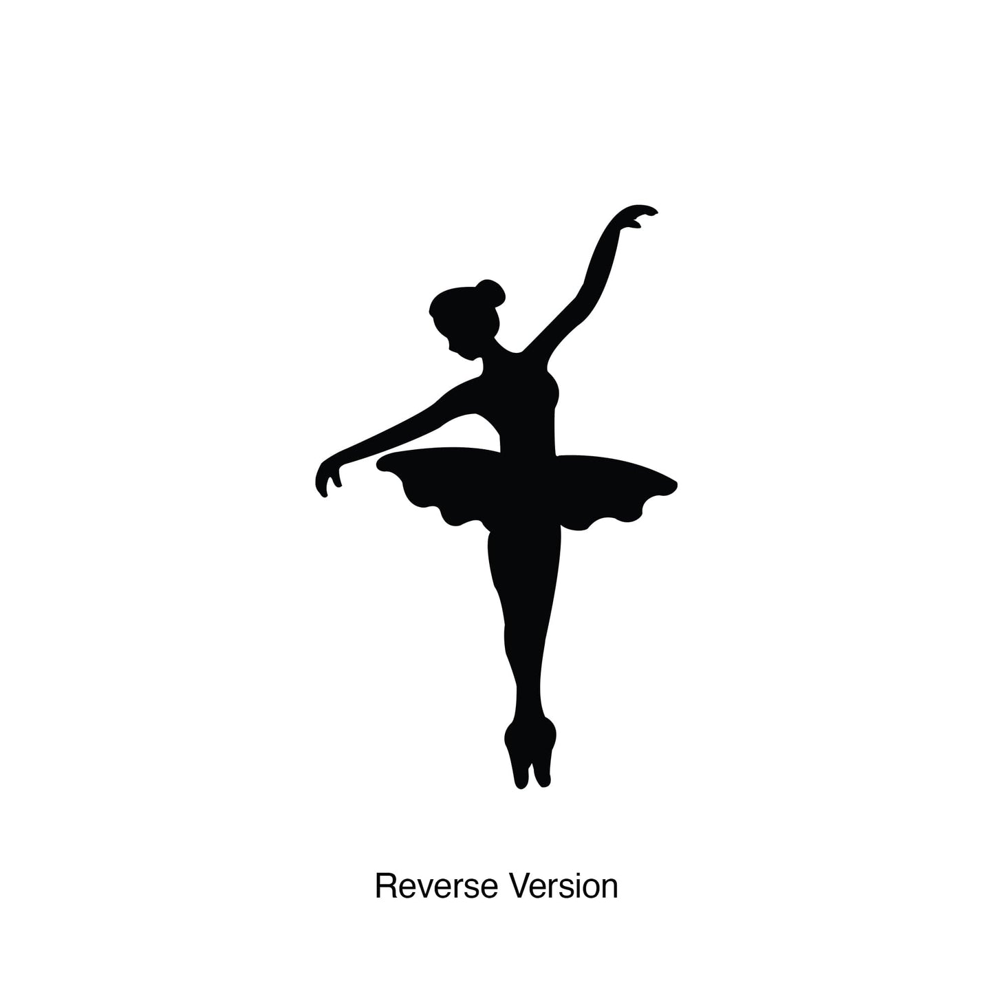 Ballerina Wall Decal Sticker. Dancer Silhouette. #1327
