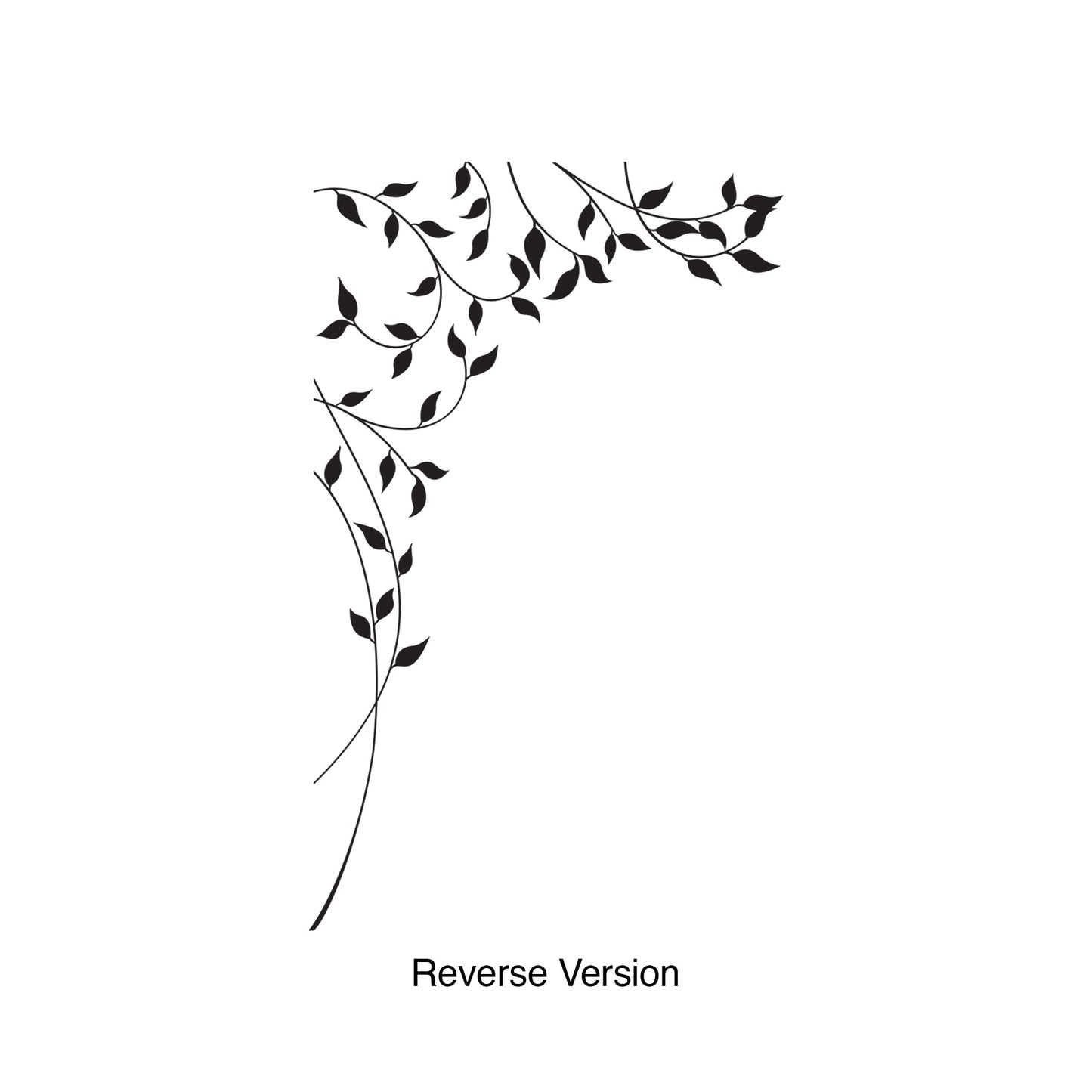 Vines, Branch and Leafs Wall Decal Sticker. Nature Theme Wall Decor. #743