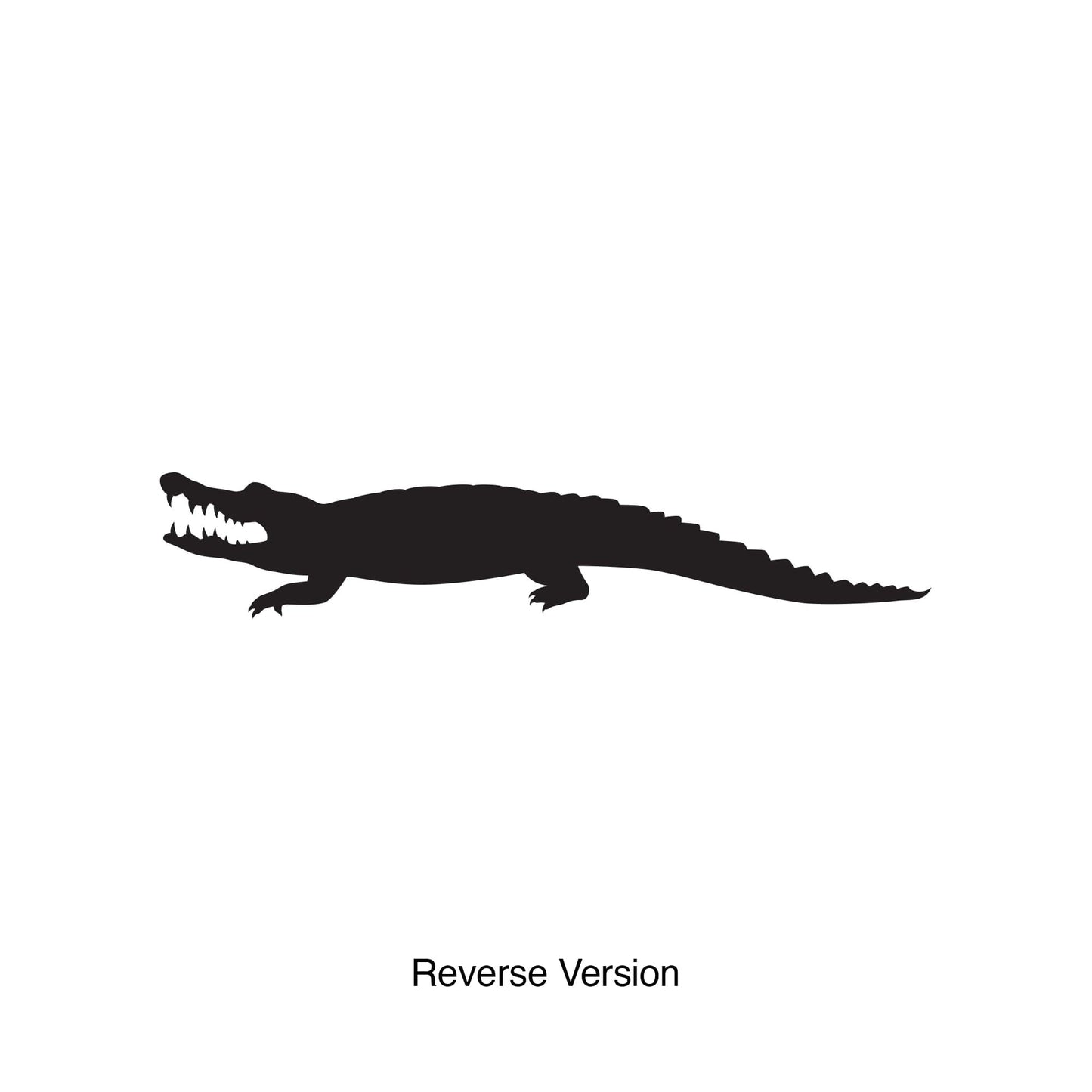 Alligator Vinyl Wall Decal Sticker. #503