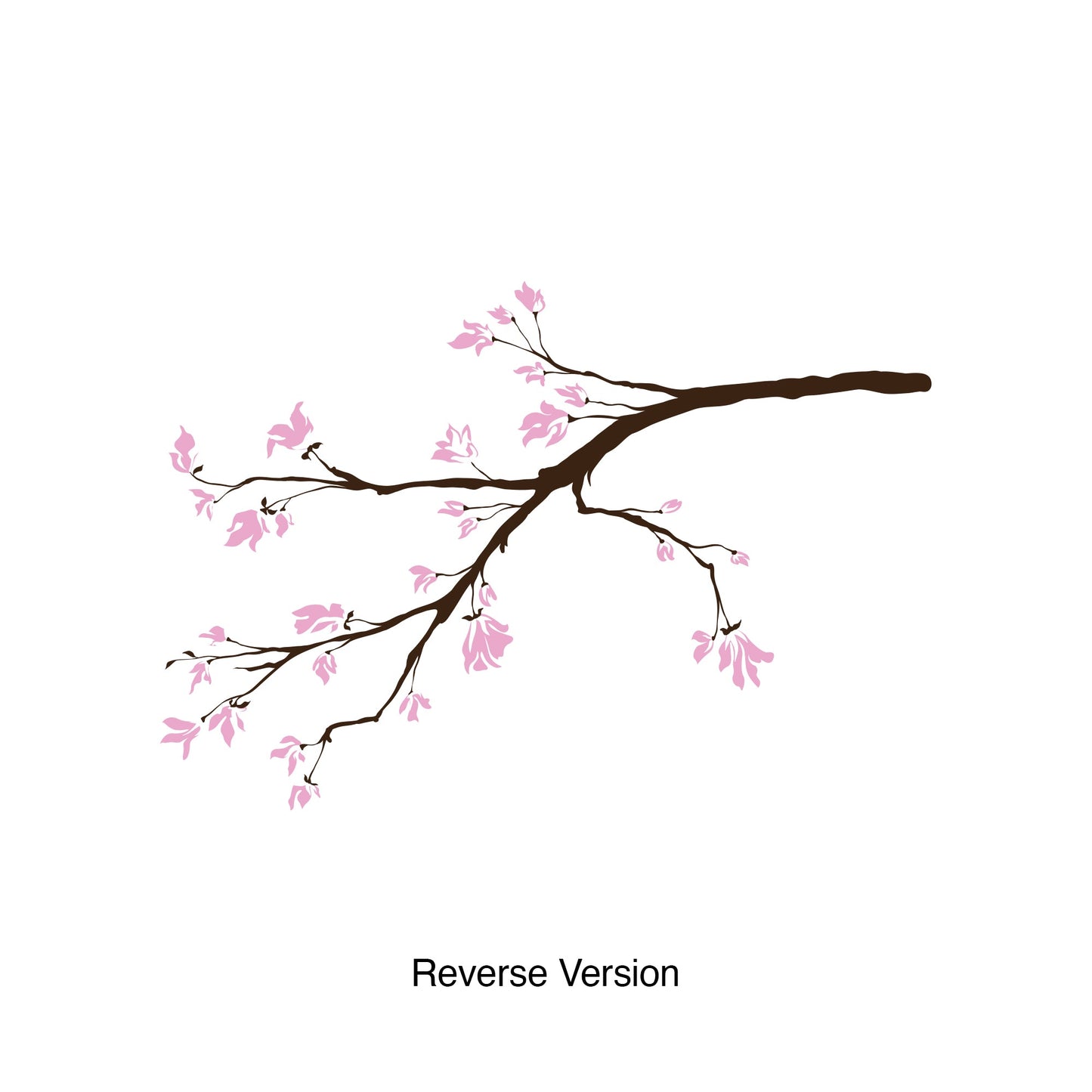 Tree Branches Blossom Wall Decal Sticker. #838
