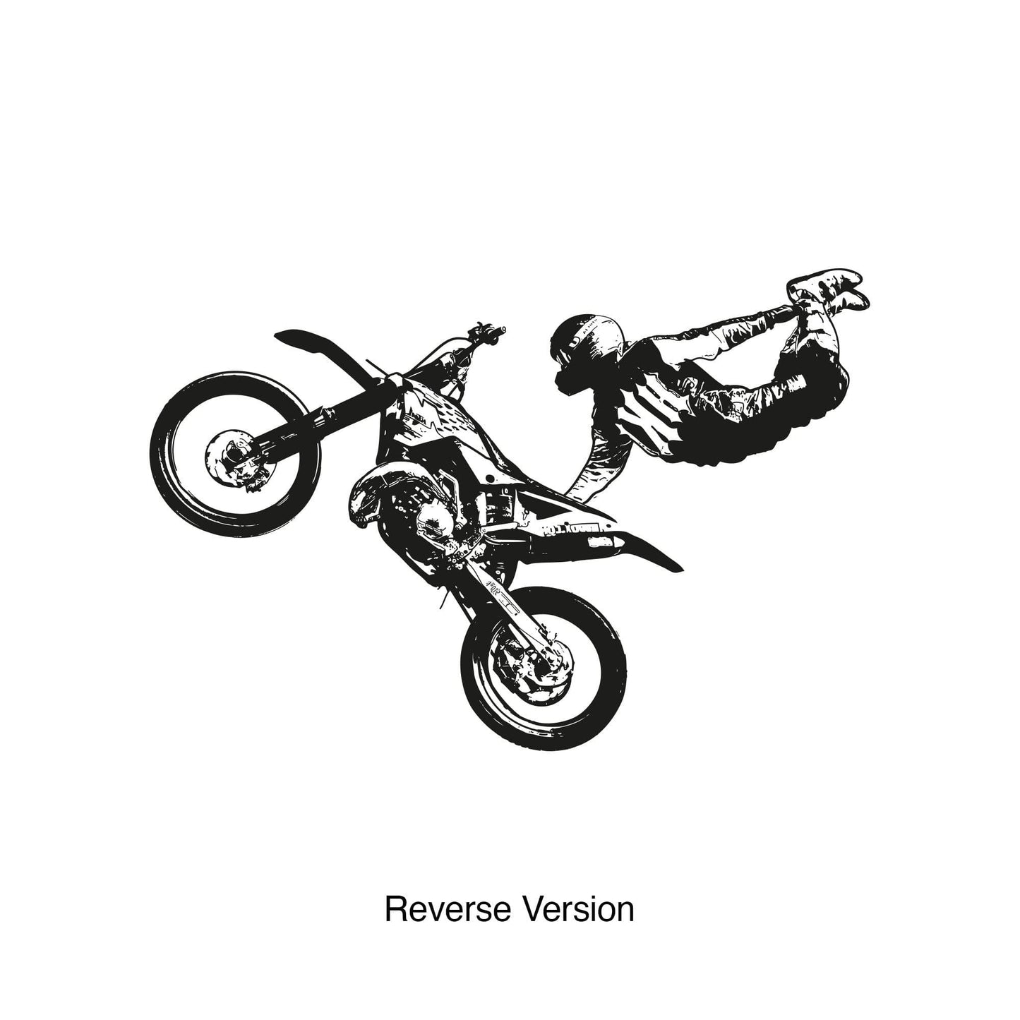 Motocross Jump Vinyl Wall Decal Sticker. Trick X-Games #OS_AA195