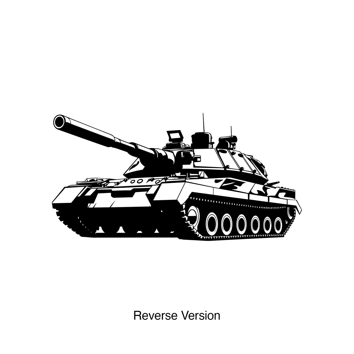 Military Tank Wall Decal Sticker. #6768