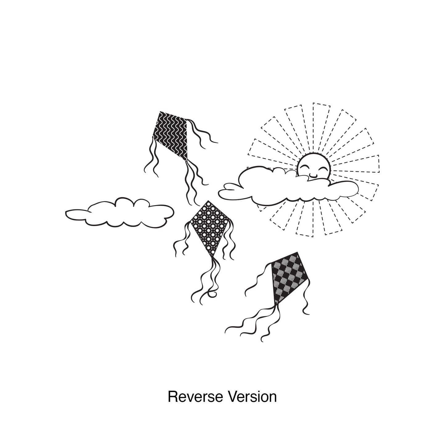 Flying Kites on A Sunny Day Wall Decal. #OS_DC271