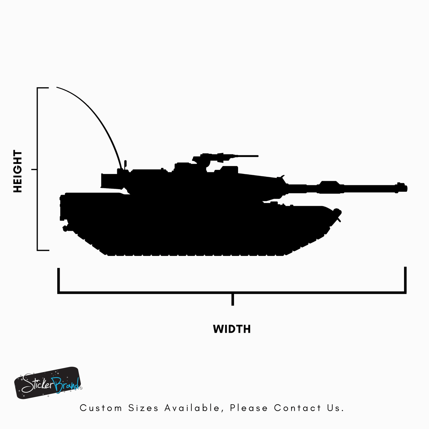 Military Army Tank Wall Decal Sticker. #211