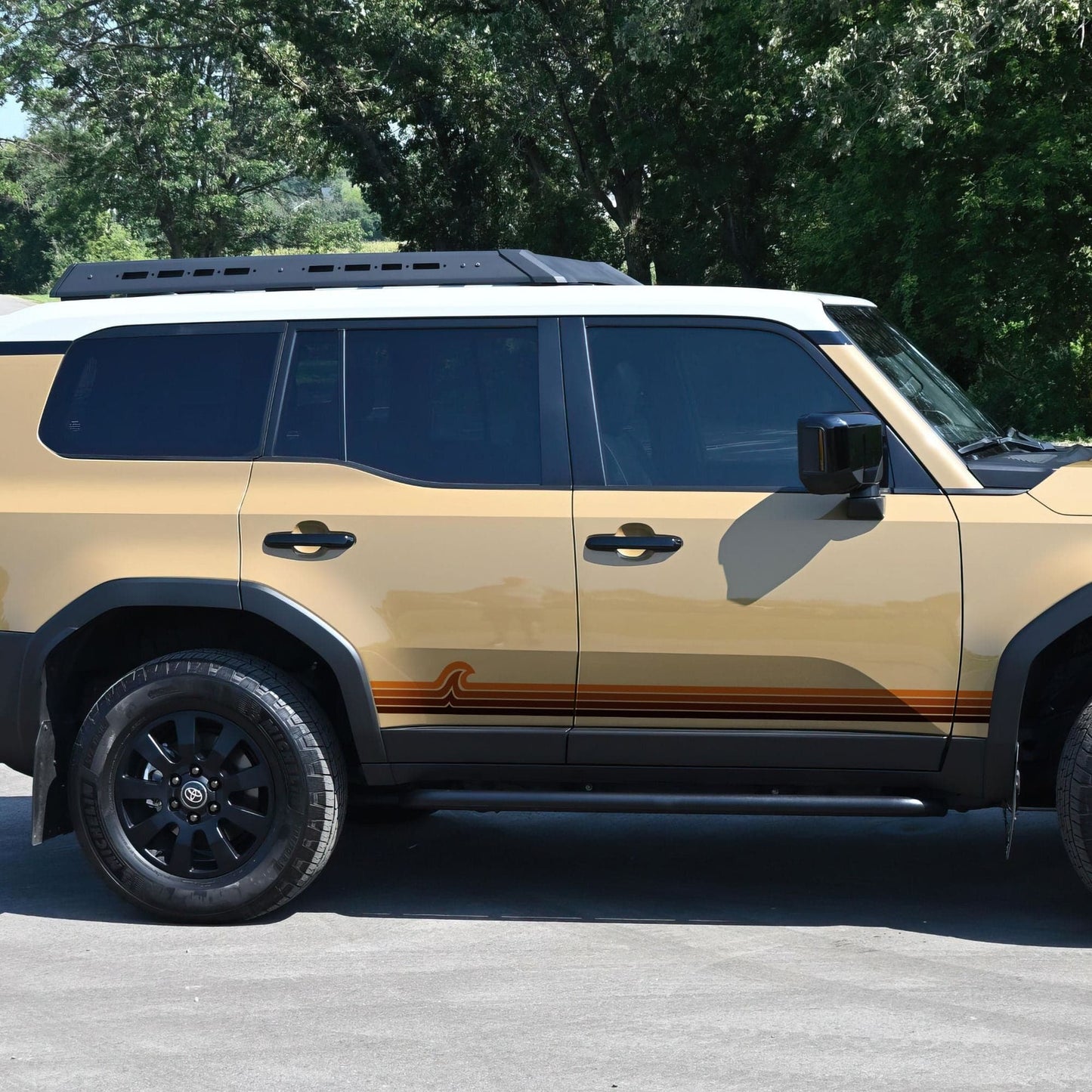 Surf Wave Truck / Car Decal. Overland Stripes Decal Sticker. Universal Fit for most Vehicles. #7051