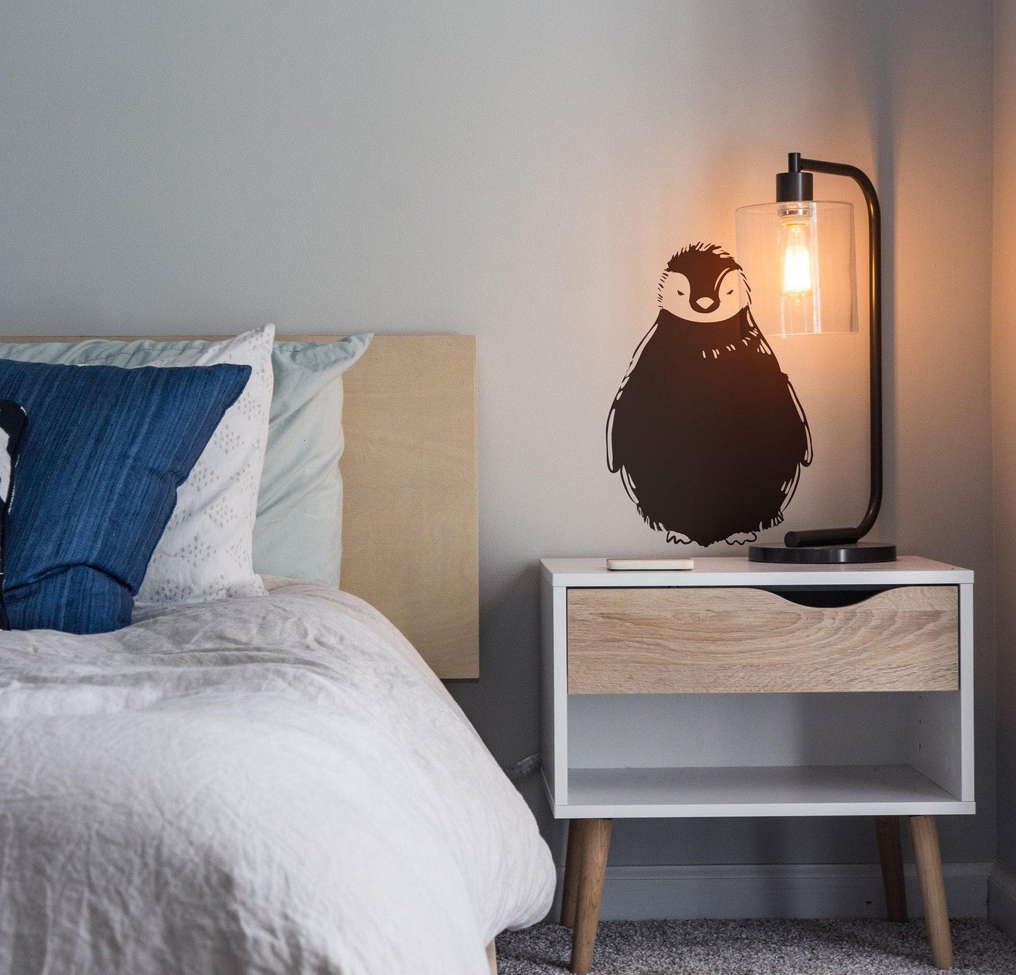 Penguin Wall Decal. Cute Baby Penguin. #388