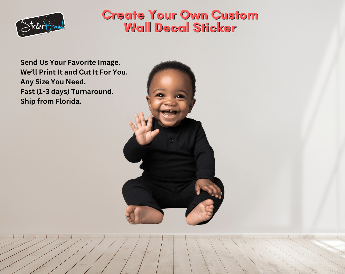 Custom Life Size Wall Decal Sticker.