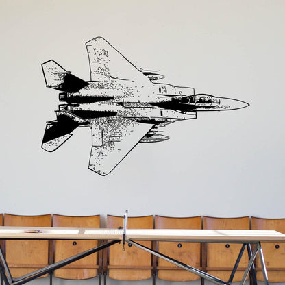 Military F15 Air Force Fighter Jet Wall Decal Sticker. #5098
