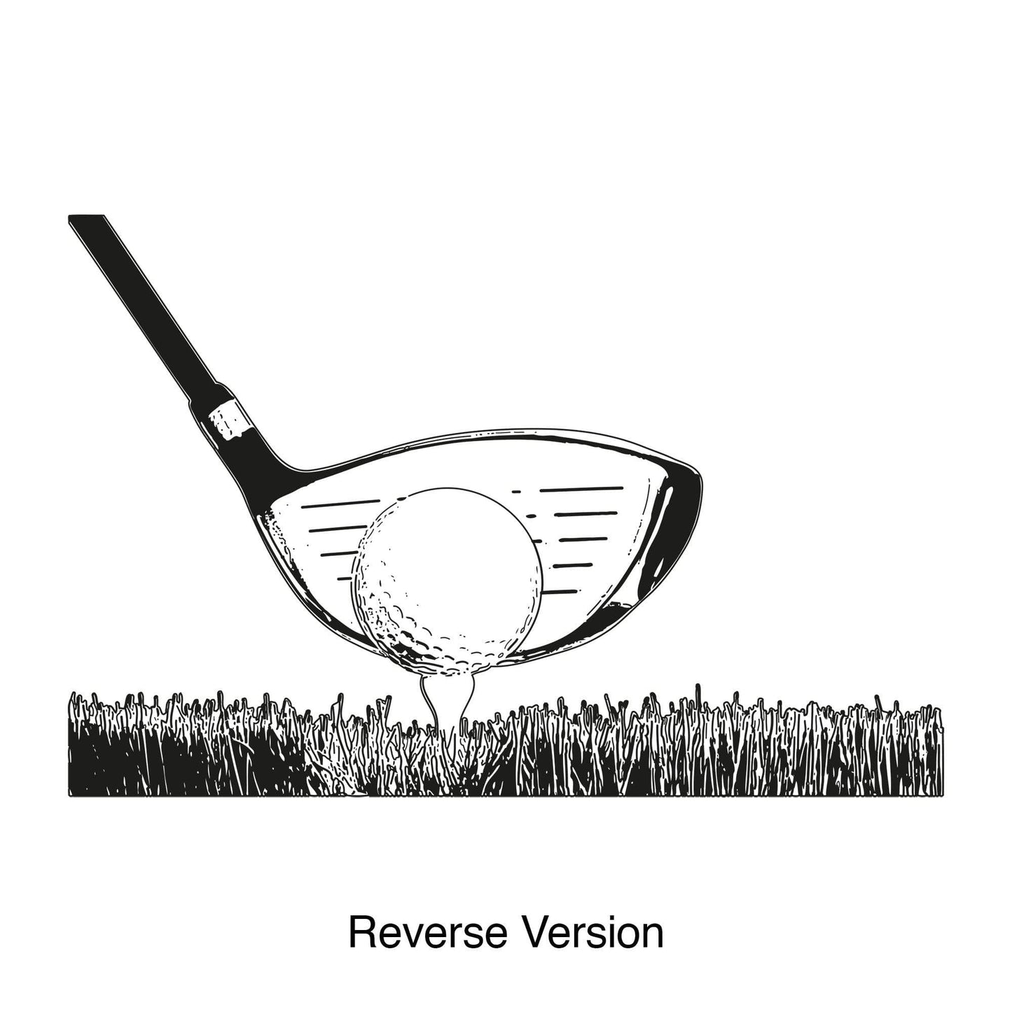 Golf Tee Wall Decal Sticker. #5104