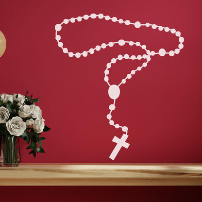 Rosary Bead Wall Decal Sticker #5424
