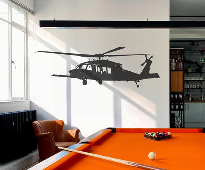 MH-60 Black Hawk Helicopter Vinyl Wall Decal Sticker. #5470