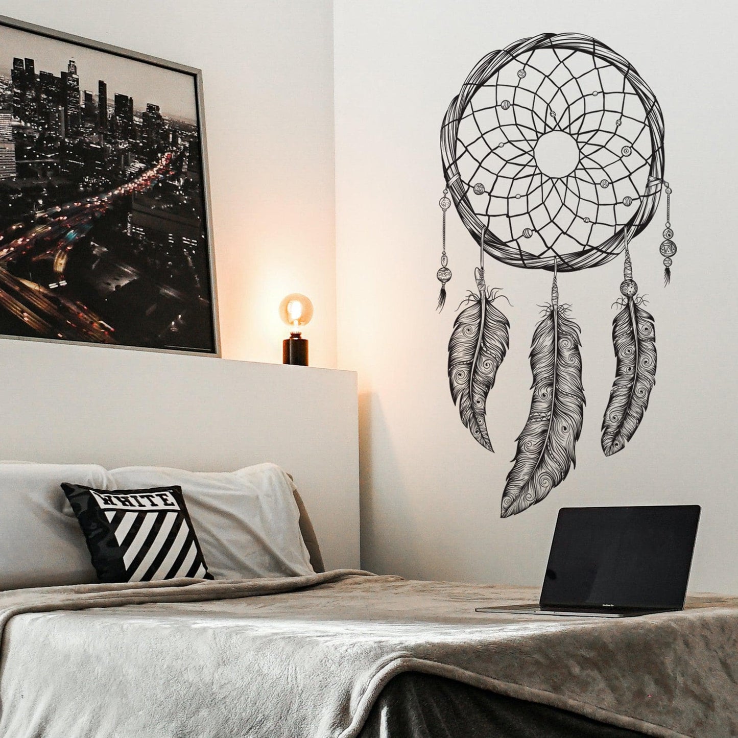 Dream Catcher Feathers Wall Decal Sticker #6068