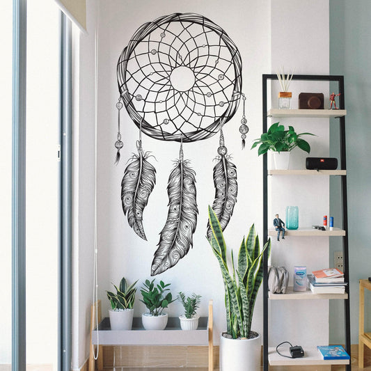 Dream Catcher Feathers Wall Decal Sticker #6068