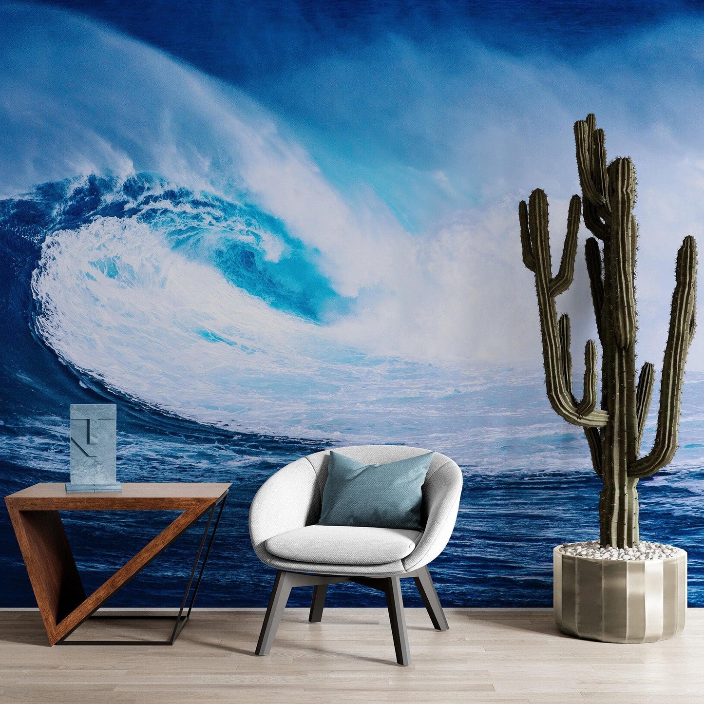 Big Wave Wallpaper. Surf Ocean Wave Wall Mural. #6670