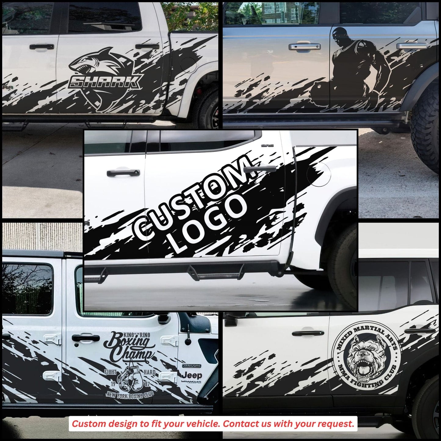 Custom Off Road Graphic Truck Decal Sticker. Personalized Logo for your Vehicle. #7009