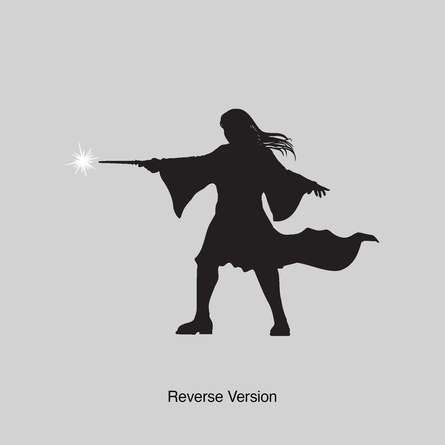 Girl Wizard Wall Decal. Wizardly World Wall Decal. #GFoster169
