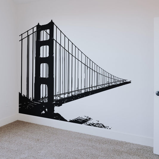 San Francisco Golden Gate Bridge Wall Decal. #782