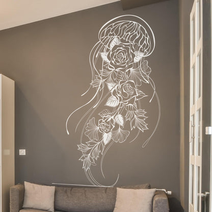 Jellyfish Wall Decal Sticker. Glamour Room Decor. #6733