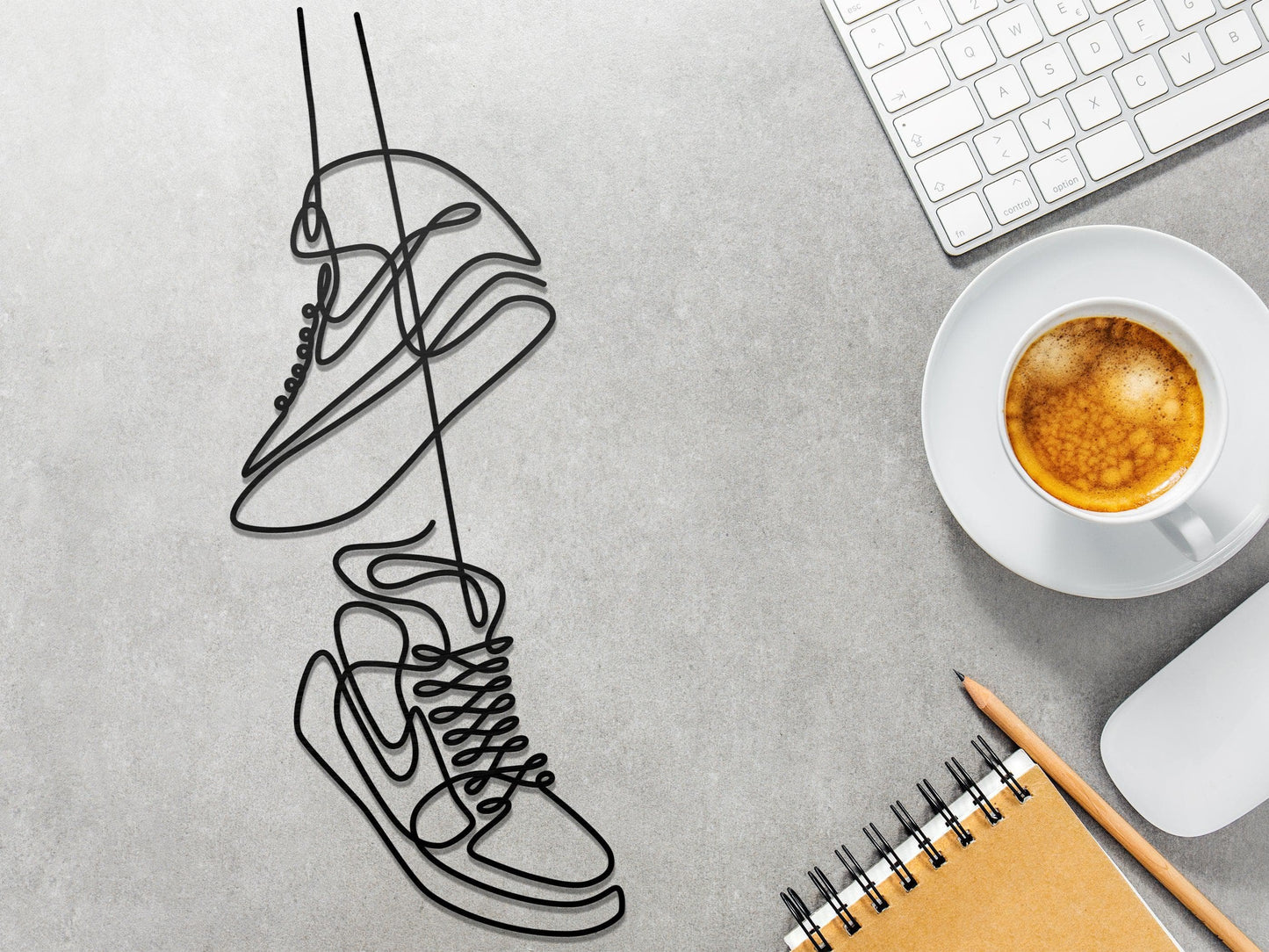 Hypebeast Sneaker Metal Wall Art. Sneakerhead Wall Art. Power Coated 18 Gauge Steel. #M1013