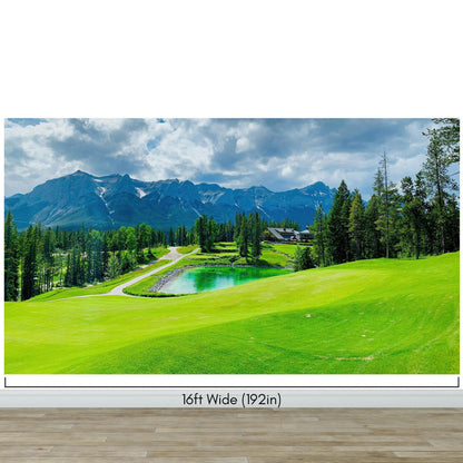 Golf Course Mountain View Wallpaper. #6767
