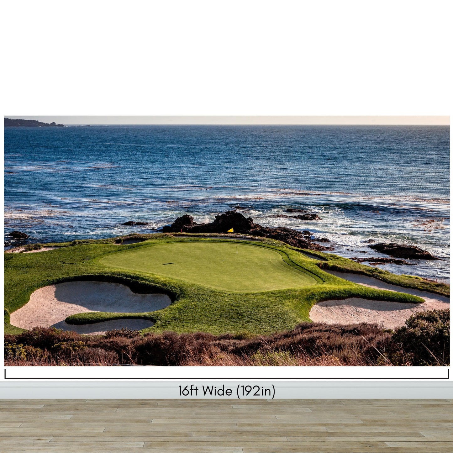 Pebble Beach Golf Course Wallpaper Mural. #6977