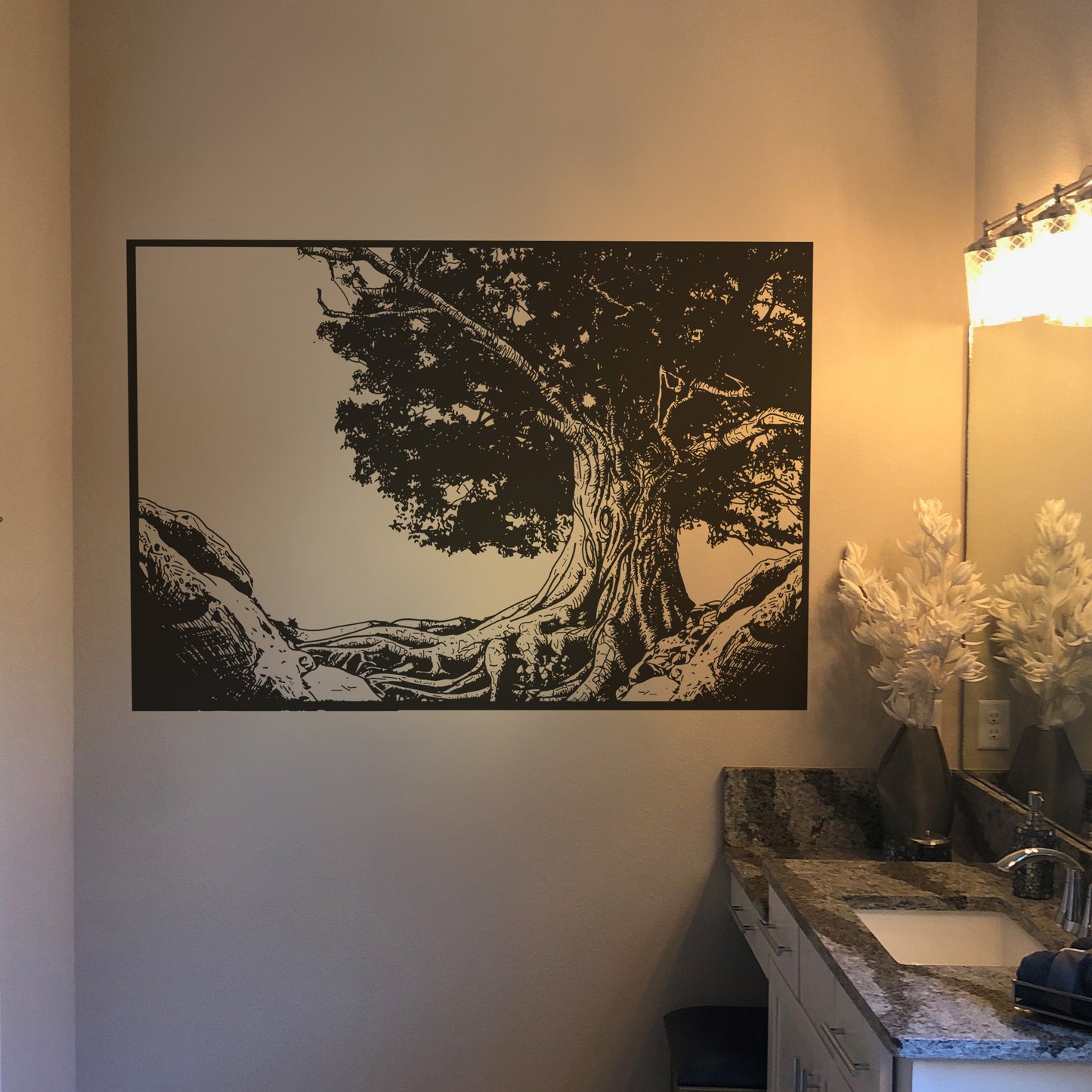 Wall Decal Sticker Tree Portrait #OS_AA1333