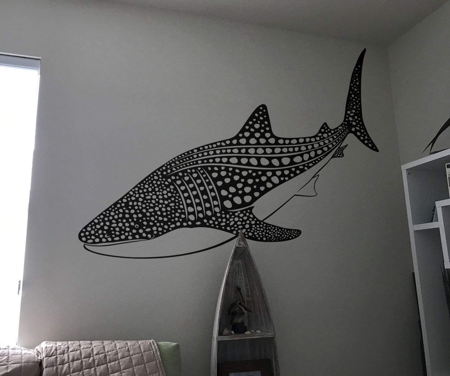Whale Shark Vinyl Wall Decal Sticker. #OS_ES109