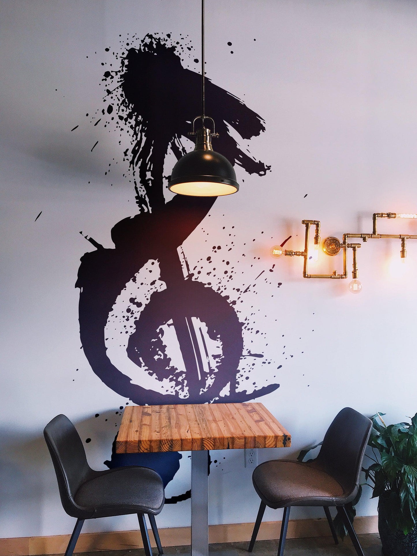 Music Wall Art. Grunge Music Treble Clef Note Wall Decal. #OS_MB923