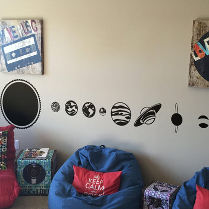 Solar System Wall Decal. Planets Wall Sticker. #OS_MG458