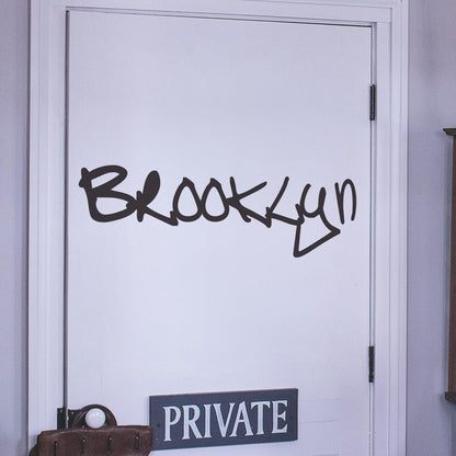 Brooklyn NYC Graffiti Tag Name Wall Decal. #T101