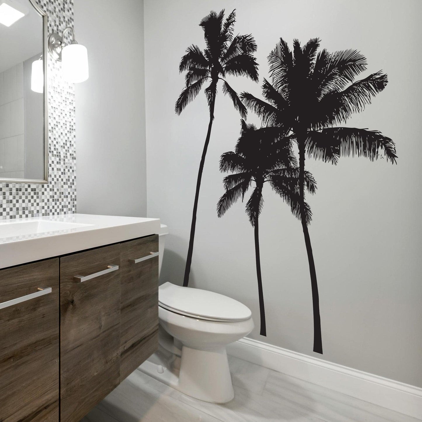 Tropical Palm Trees Vinyl Wall Decal Sticker. #801