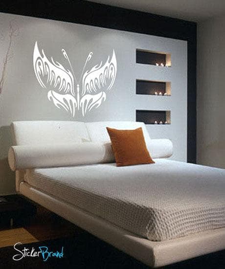 Vinyl Wall Art Decal Sticker Tribal Butterfly #0066