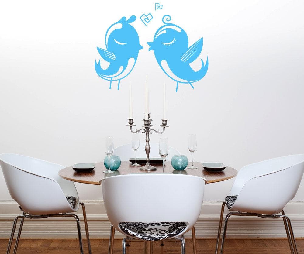 Vinyl Wall Decal Sticker Love Birds #1019