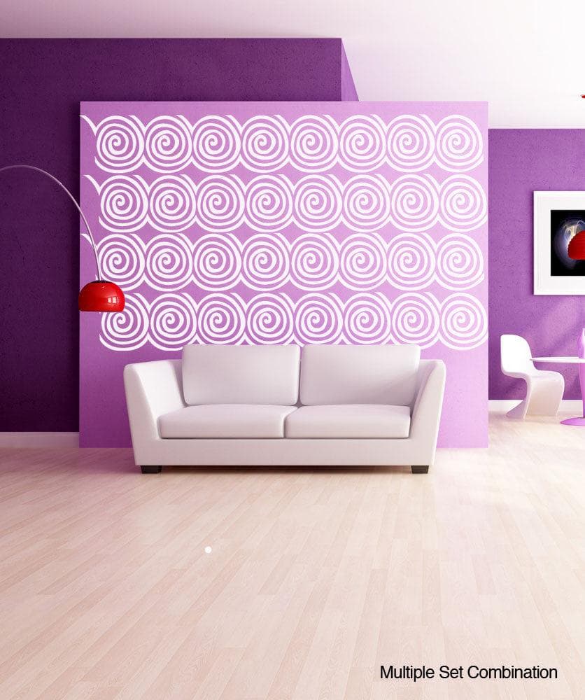 Vinyl Wall Decal Sticker Wall Swirls #1027