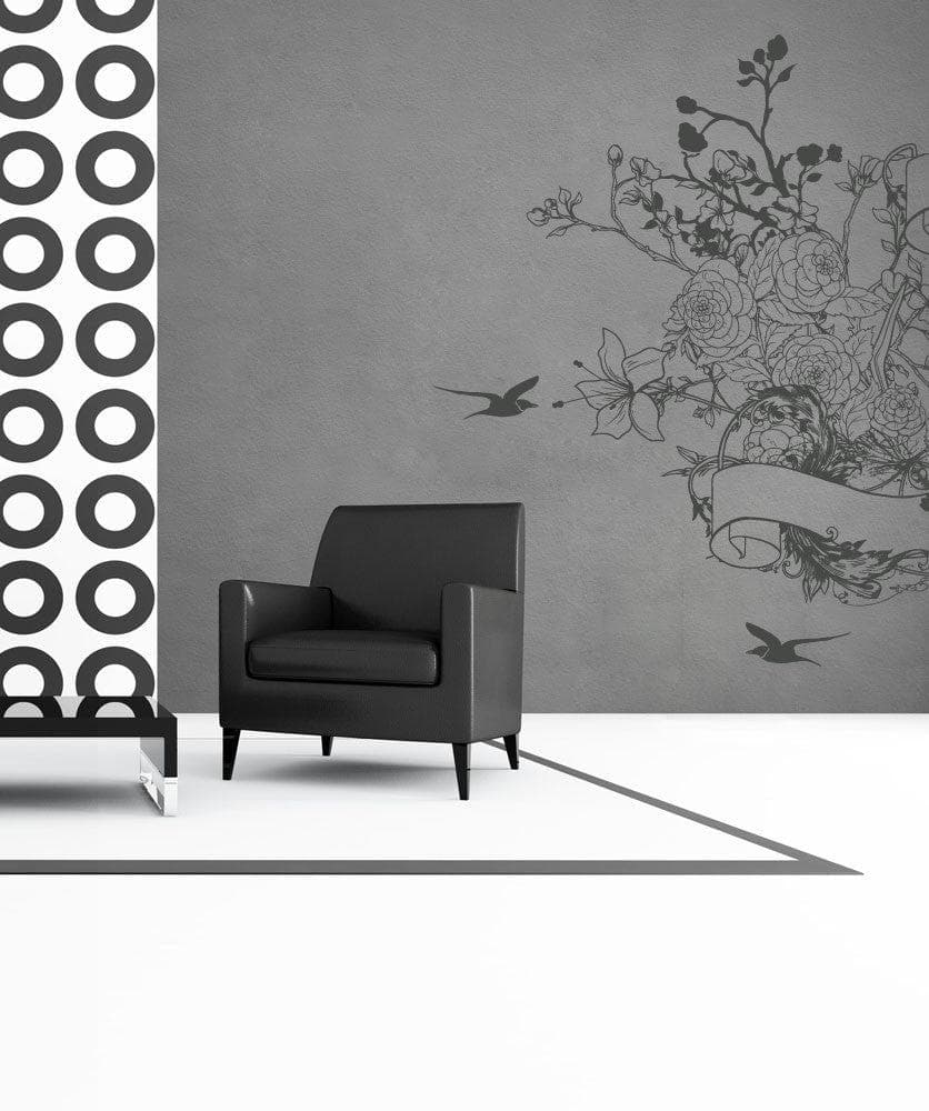 Vinyl Wall Decal Sticker Tattoo Bouquet #1043