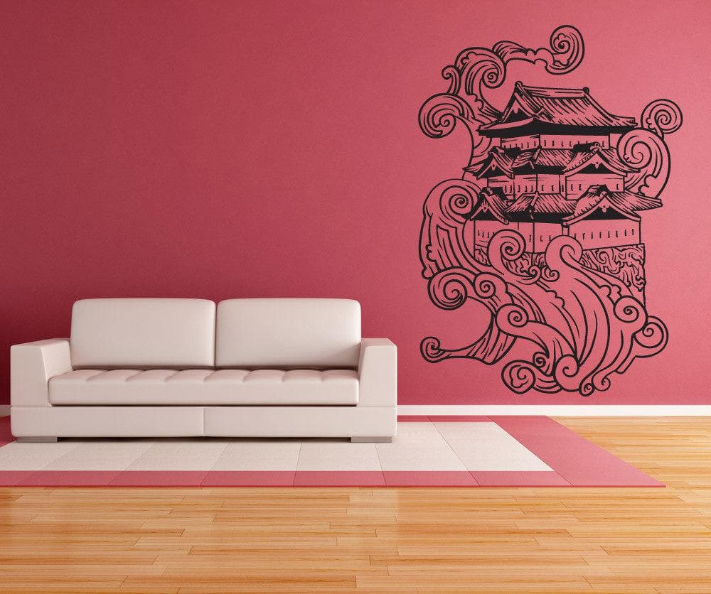 Vinyl Wall Decal Sticker Asian House #1061
