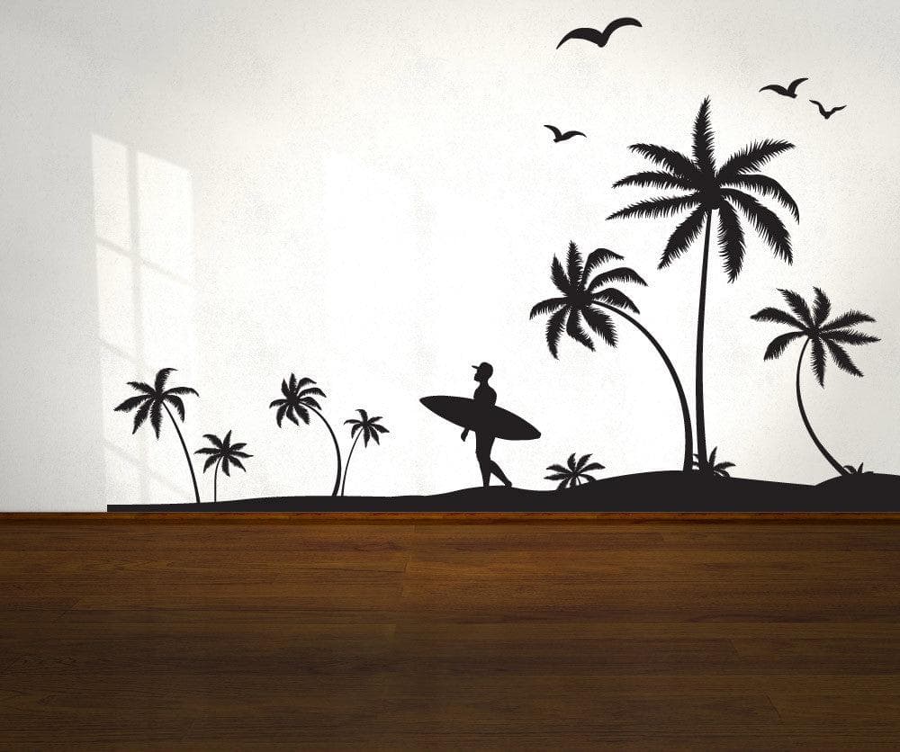 Vinyl Wall Decal Sticker In Paradise #1065