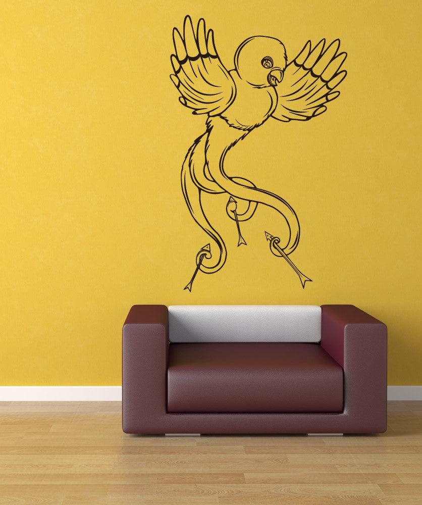 Vinyl Wall Decal Sticker Arrow Bird #1072