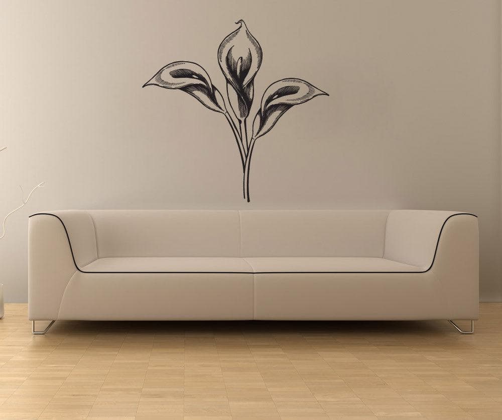 Vinyl Wall Decal Sticker Calla Lilies #1073