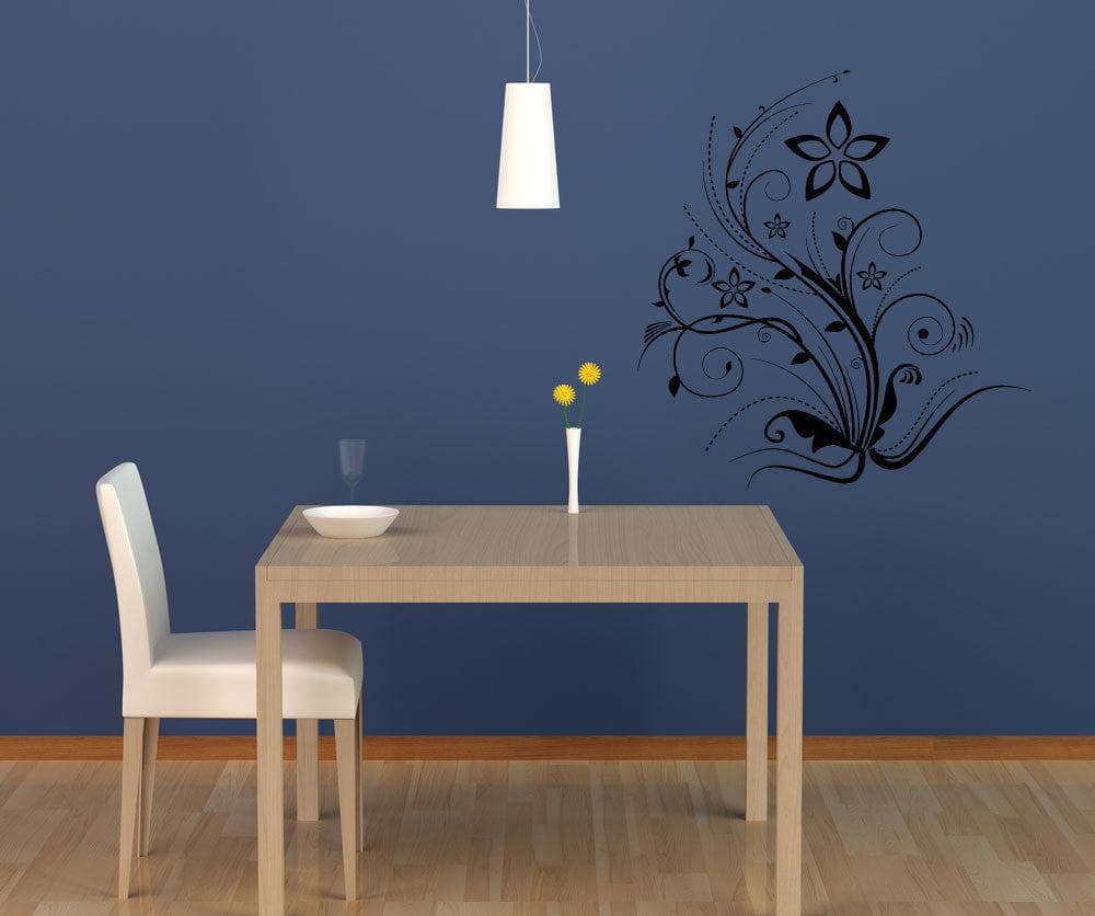 Vinyl Wall Decal Sticker Floral Plant Design #1083